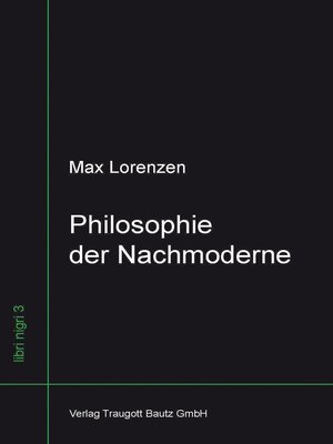cover image of Philosophie der Nachmoderne